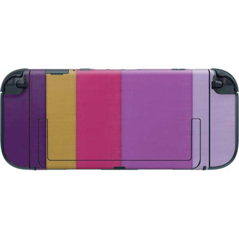 Radiant Orchid Color Block Nintendo Switch 2 (2025) with Joy-Con Skin